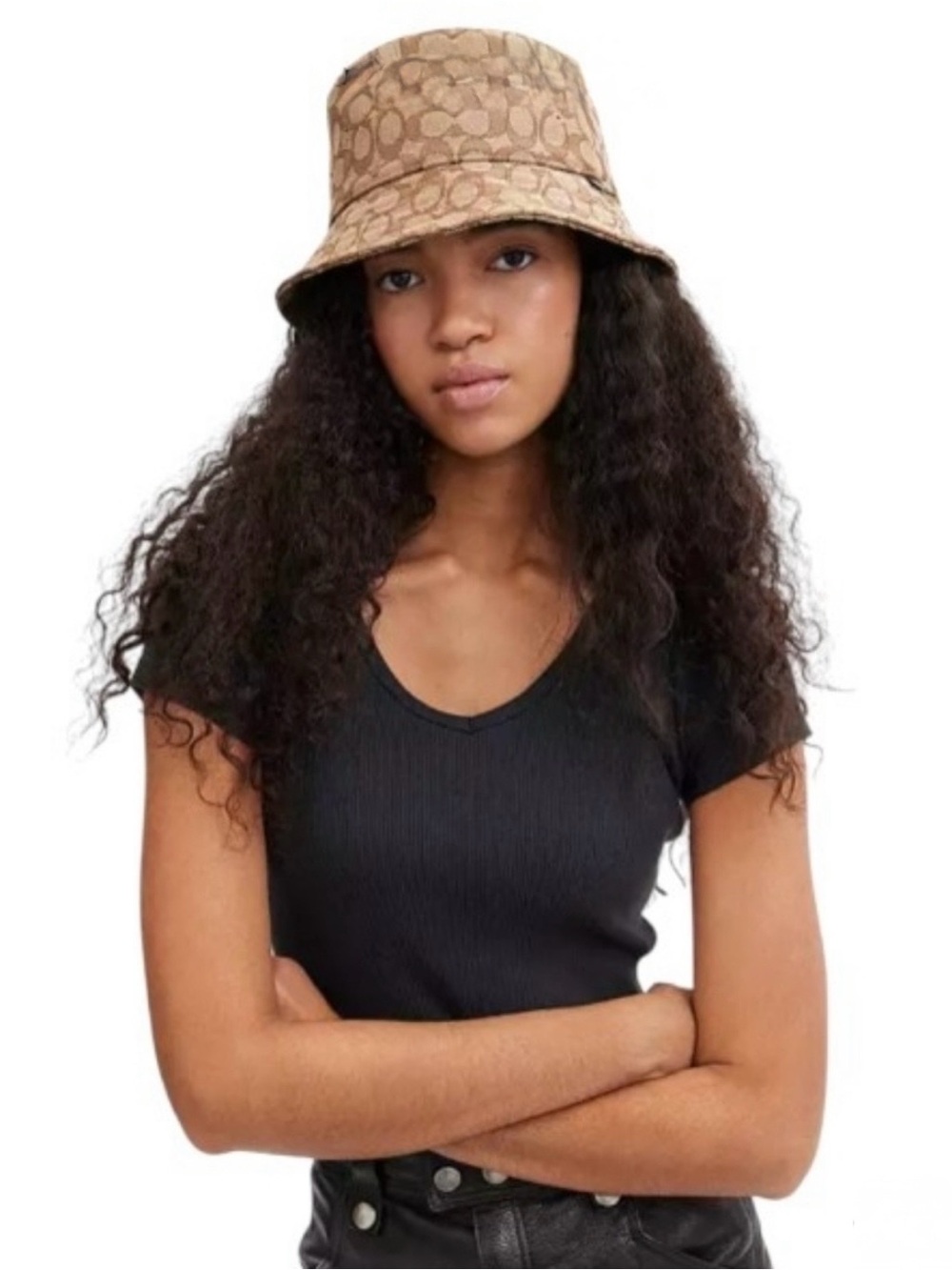 Coach Signature Monogram Bucket Hat
